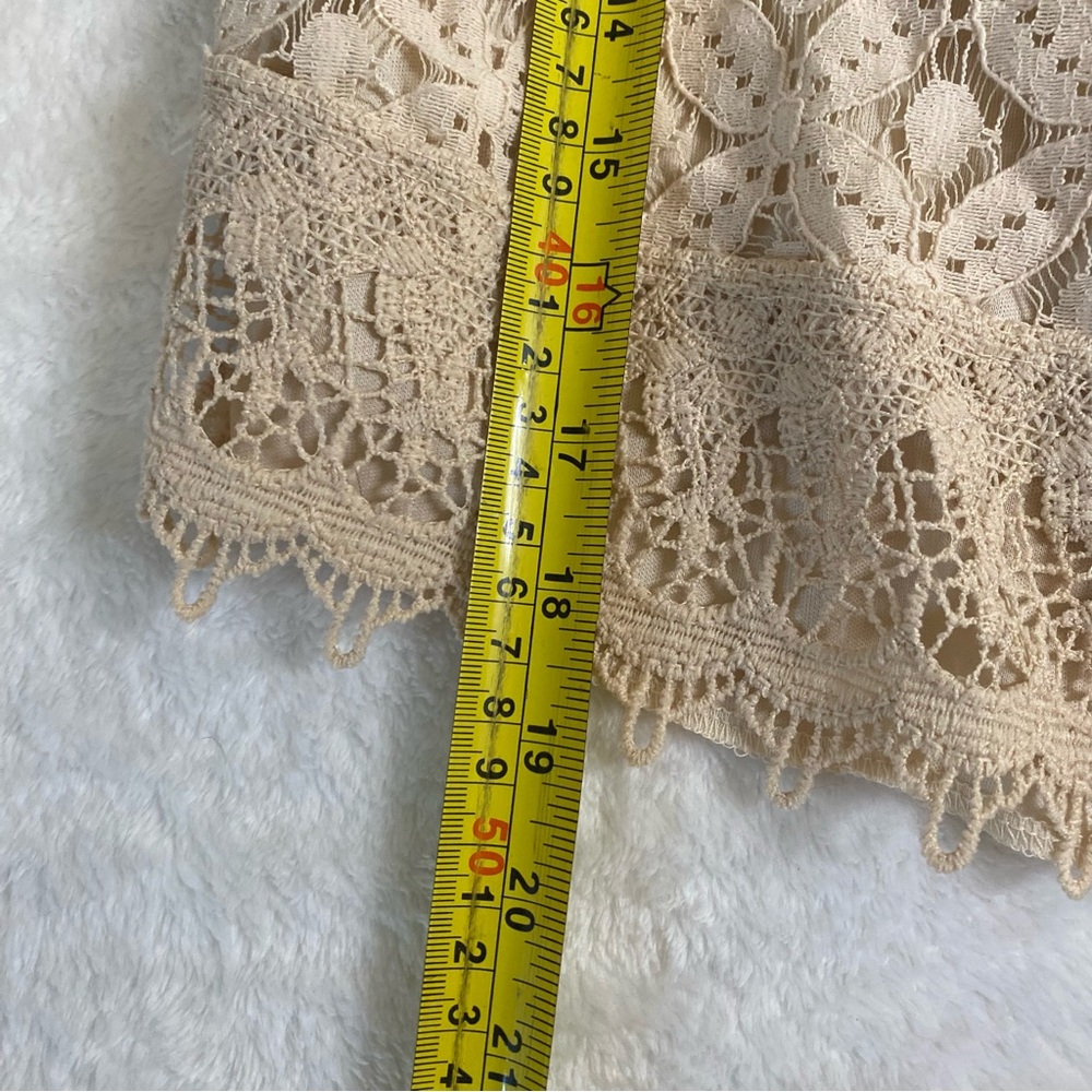 Charlotte Russe Cream Cropped Embellished Camisole - Picture 10 of 10